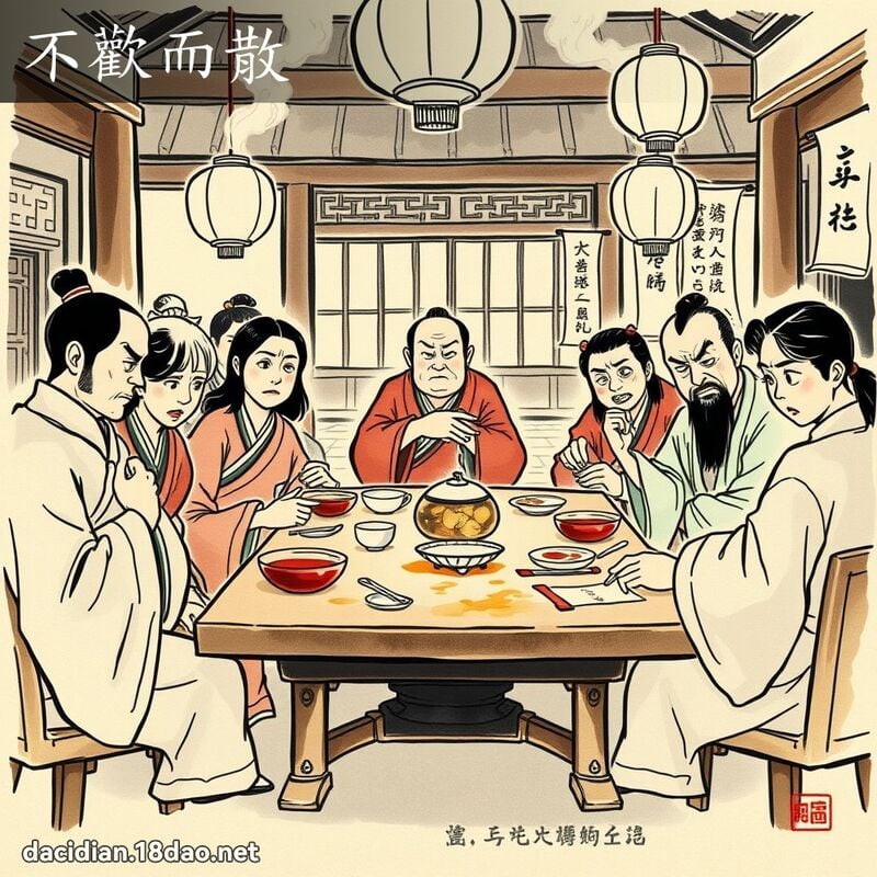 不欢而散 配图