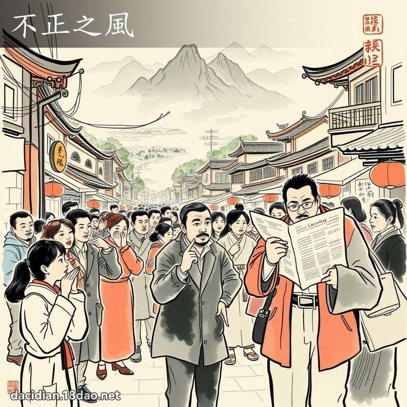 不正之风 配图