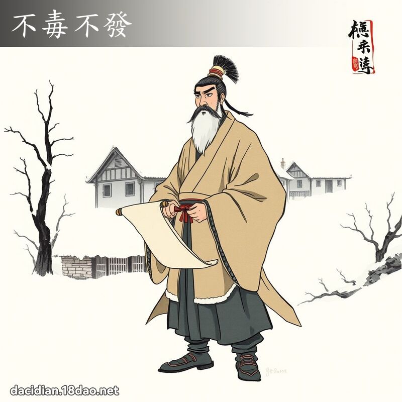 不毒不发 配图