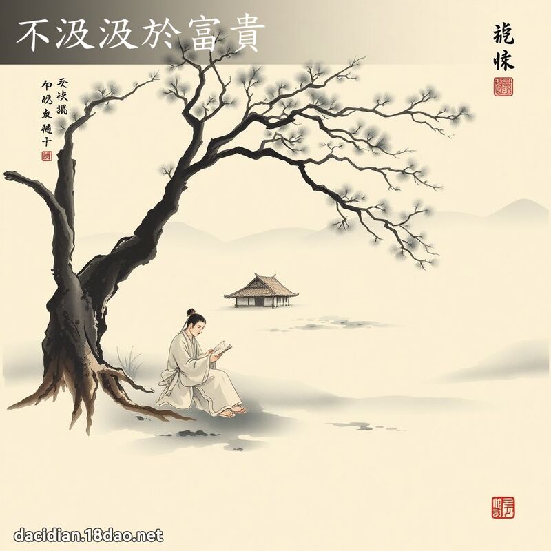 不汲汲於富贵 配图