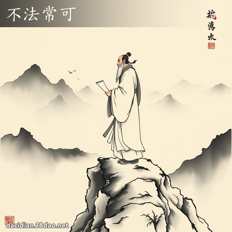 不法常可 配图