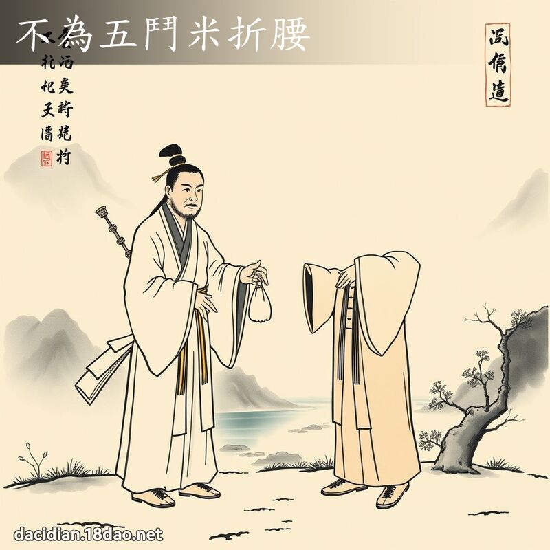 不为五斗米折腰 配图