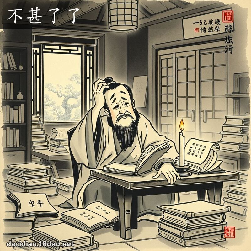 不甚了了 配图
