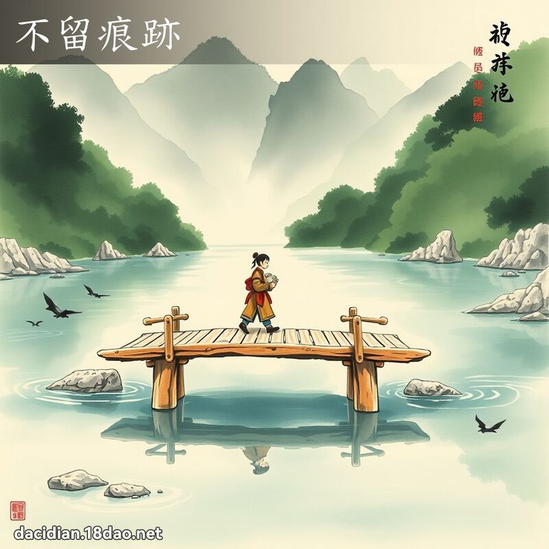 不留痕跡 配图