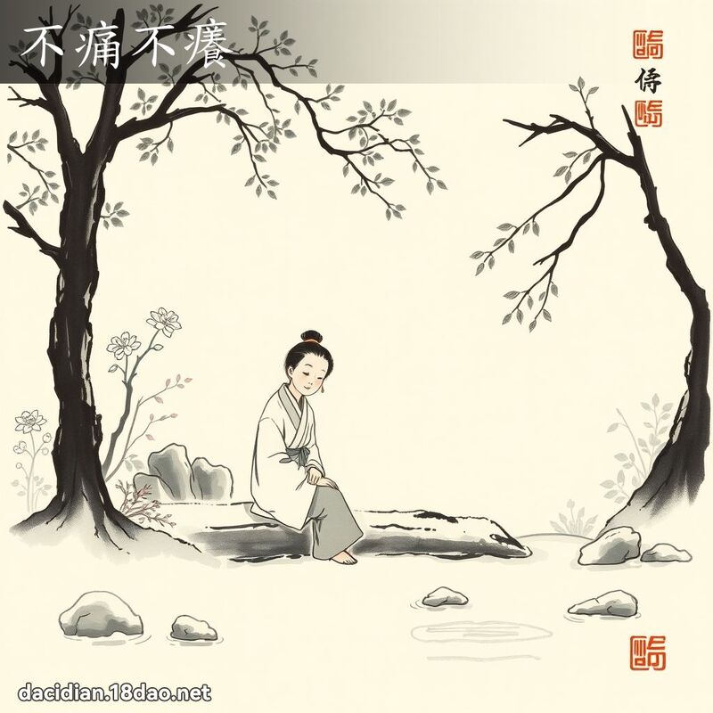 不痛不痒 配图
