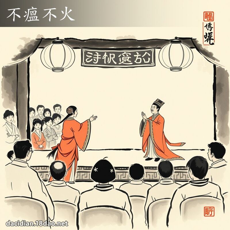 不瘟不火 配图