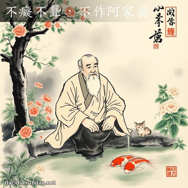 不痴不聋,不作阿家翁 配图