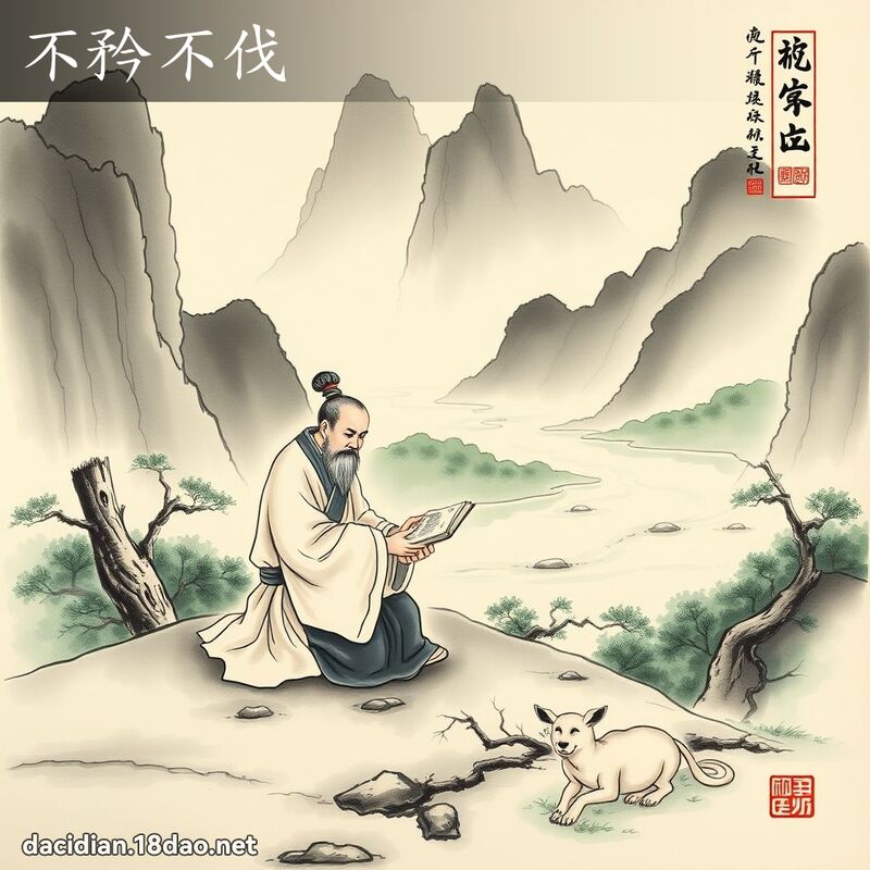 不矜不伐 配图