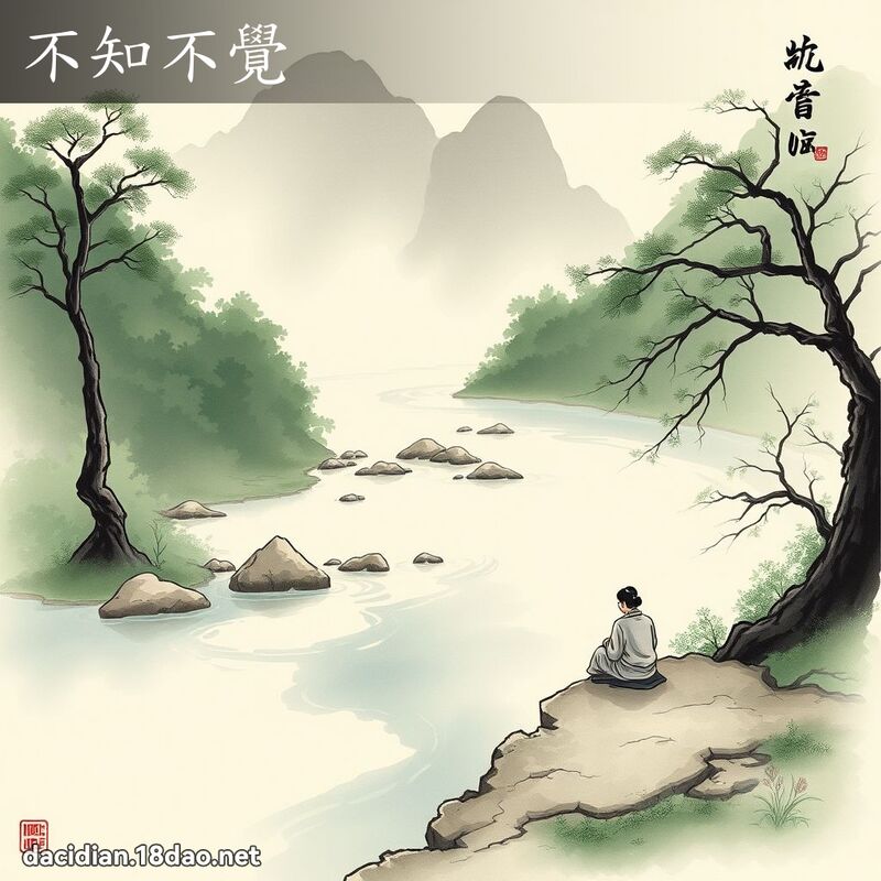 不知不觉 配图