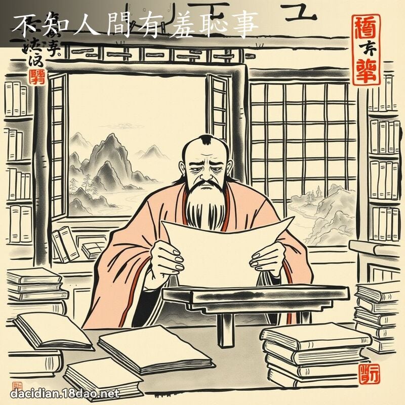 不知人间有羞耻事 配图
