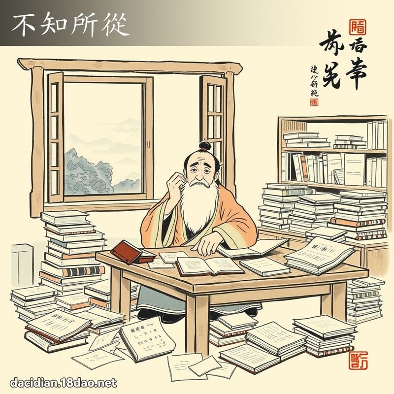 不知所从 配图