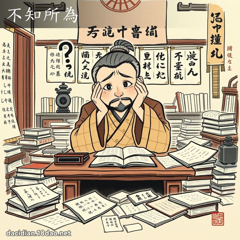 不知所为 配图
