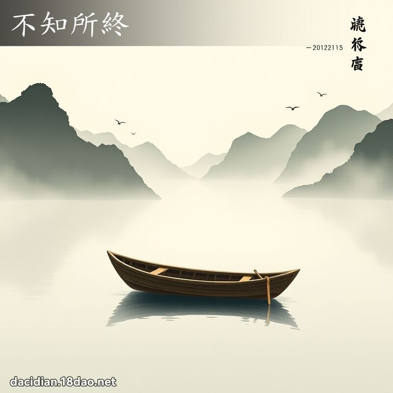 不知所终 配图