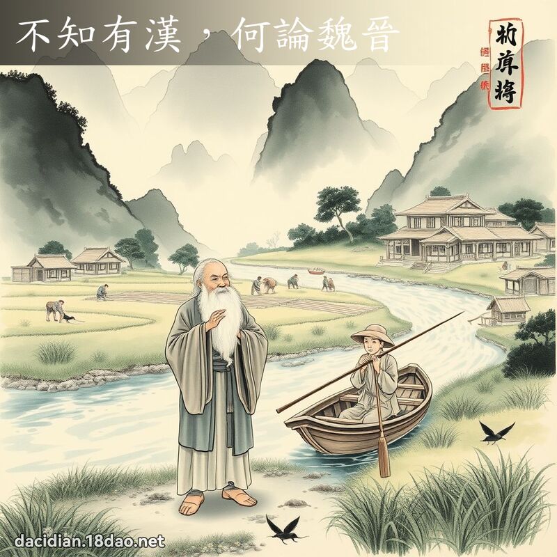 不知有汉,何论魏晋 配图