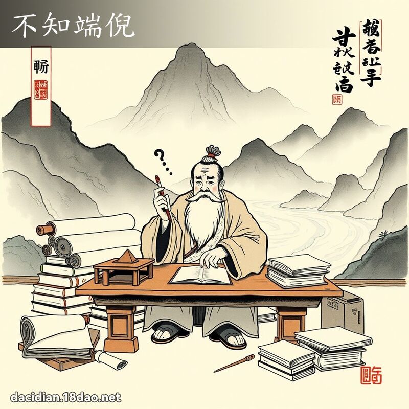不知端倪 配图