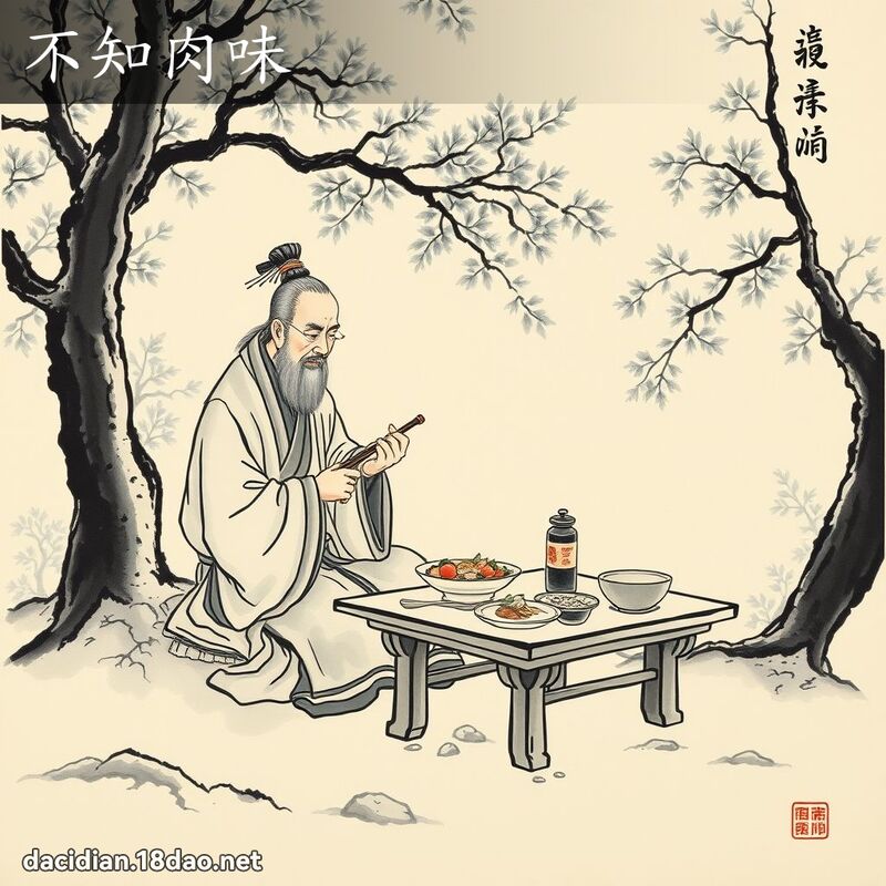 不知肉味 配图