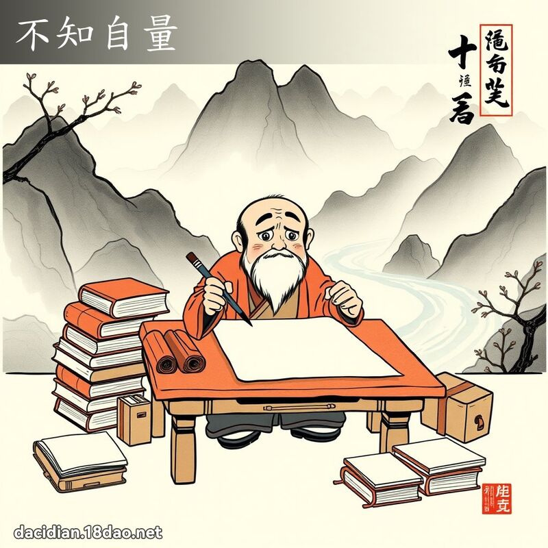 不知自量 配图