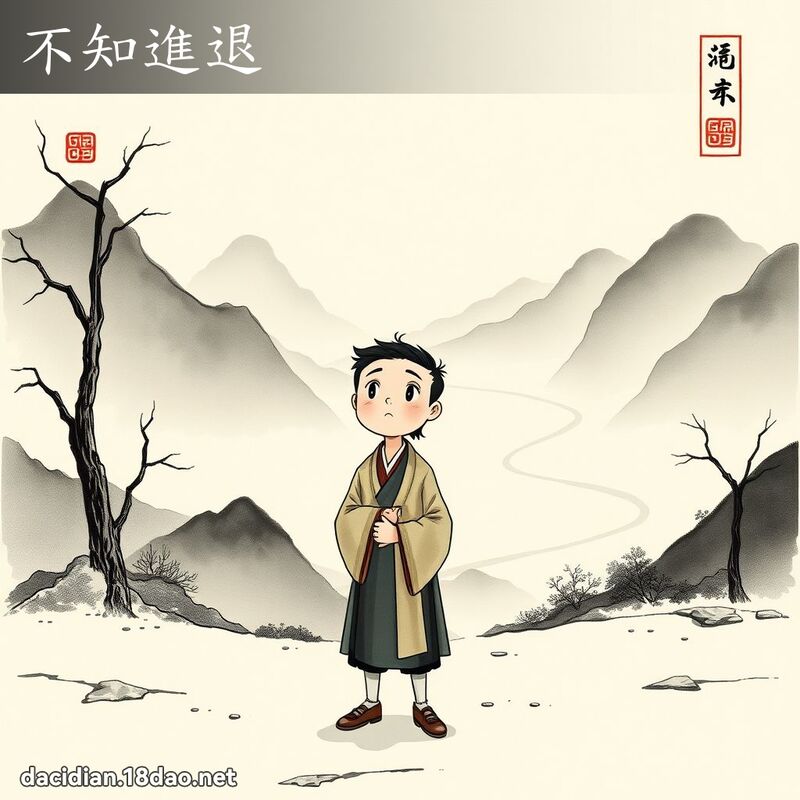 不知进退 配图