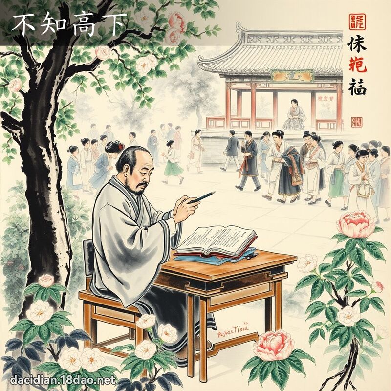 不知高下 配图