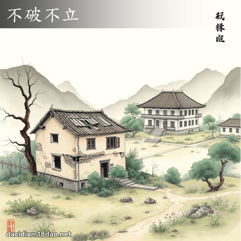 不破不立 配图