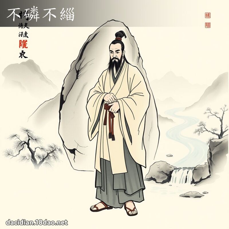 不磷不緇 配图