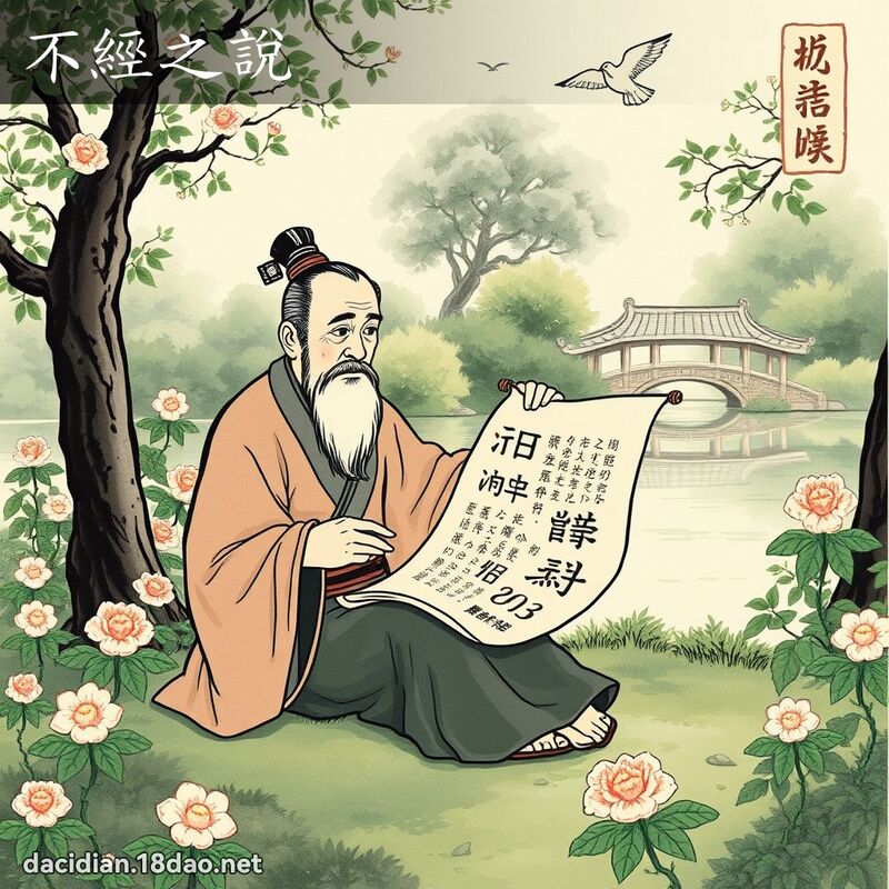 不经之说 配图
