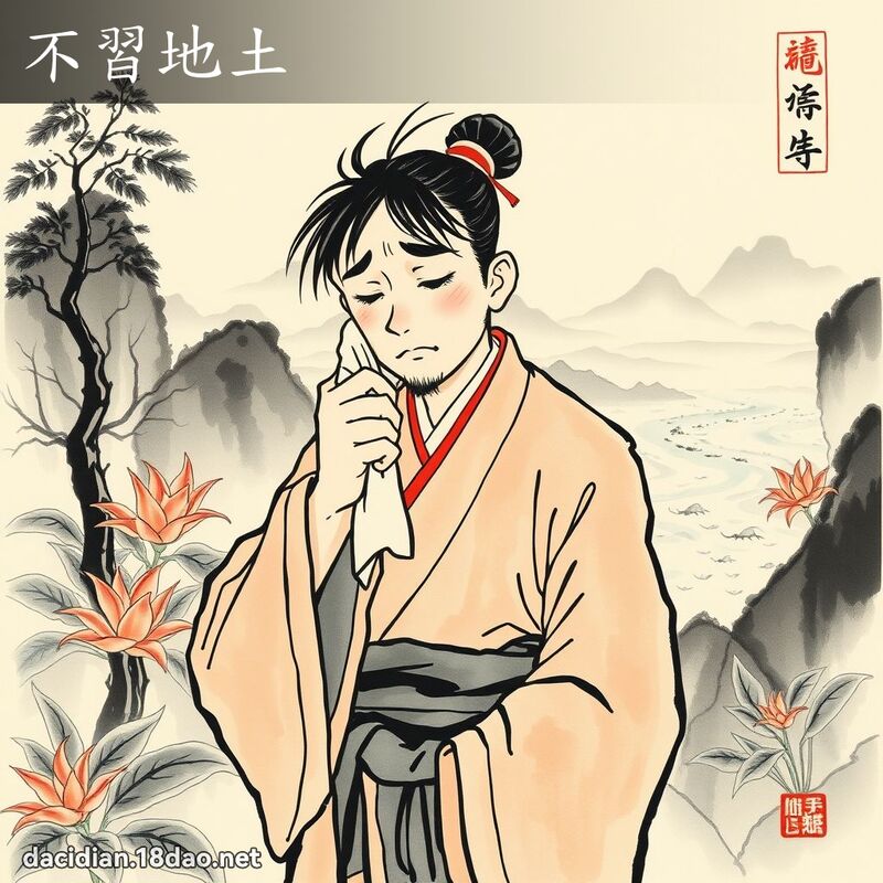 不习地土 配图