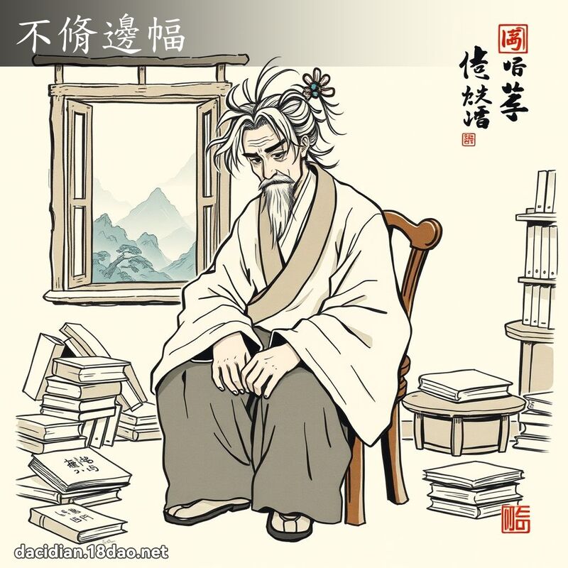 不脩边幅 配图