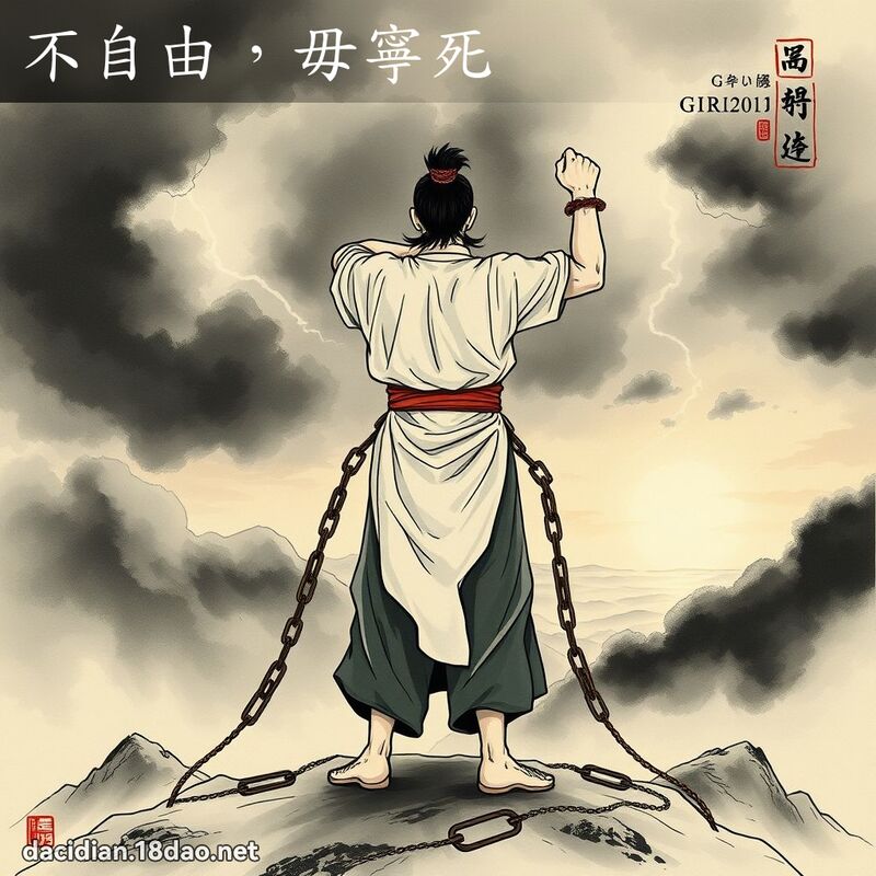 不自由,毋寧死 配图
