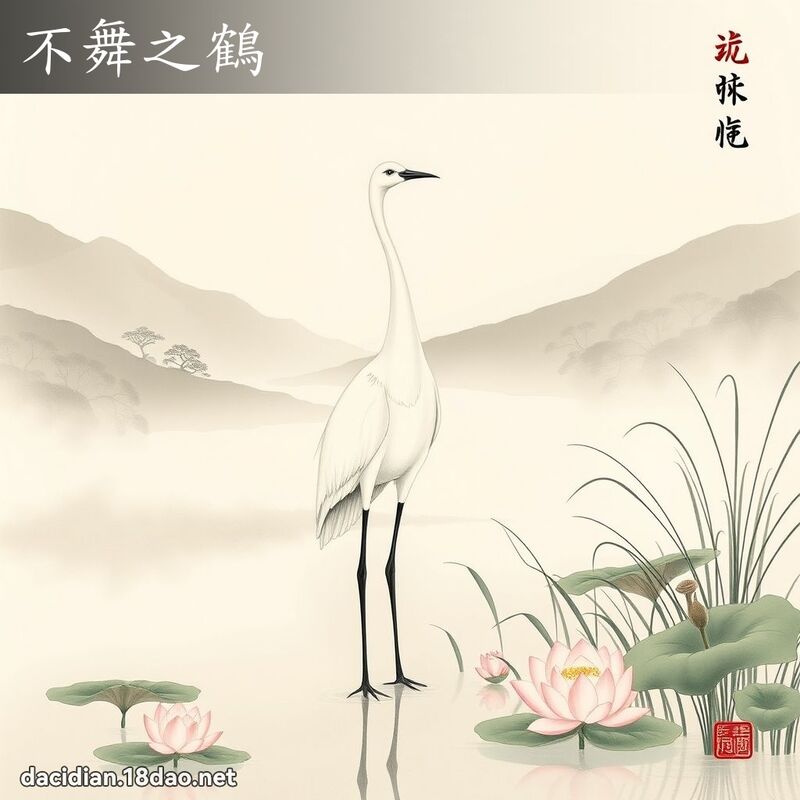 不舞之鹤 配图