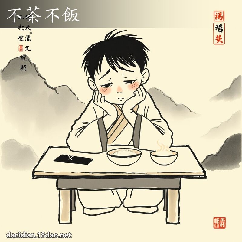 不茶不饭 配图