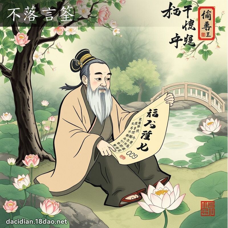 不落言筌 配图