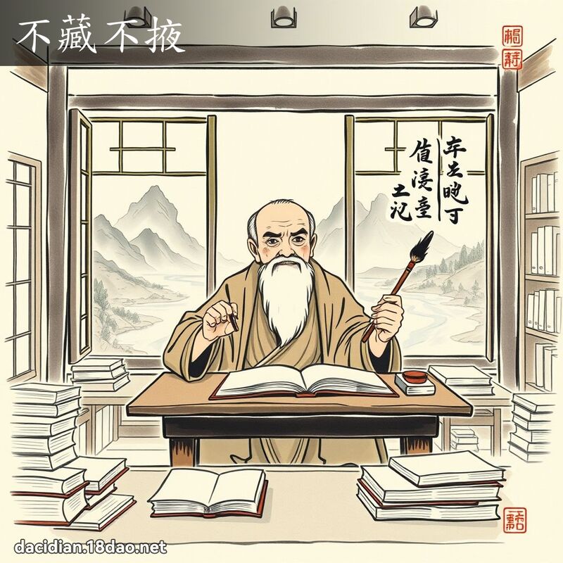 不藏不掖 配图