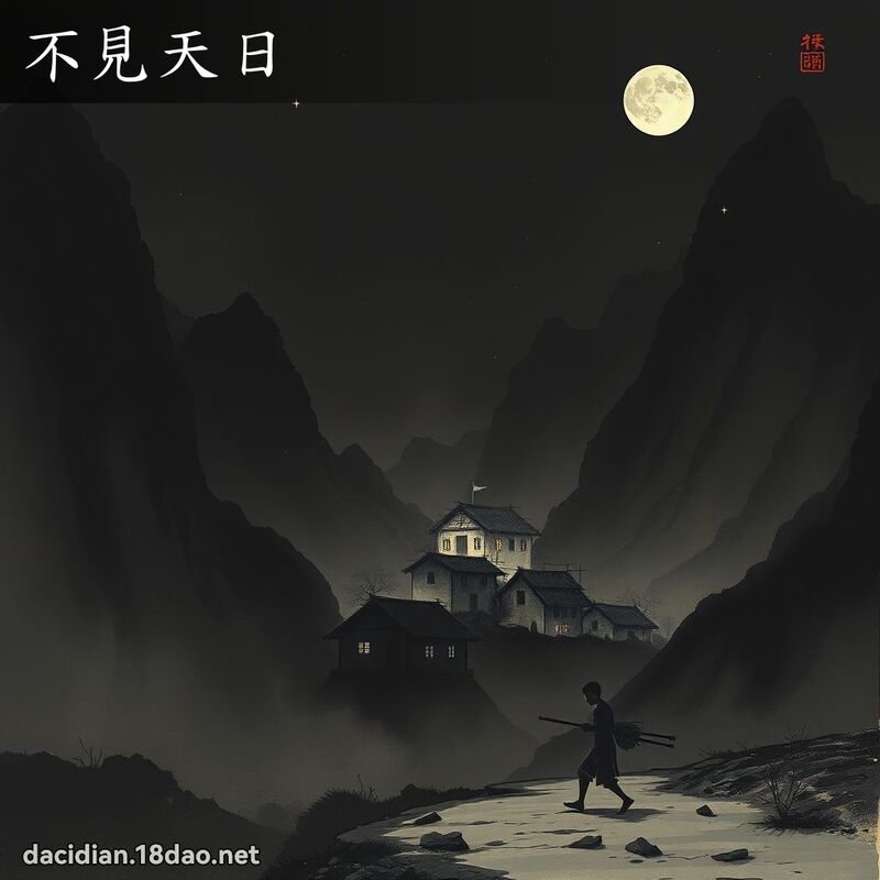 不见天日 配图