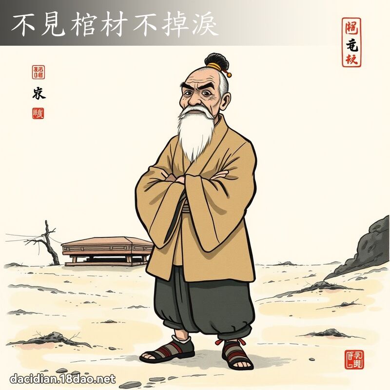 不见棺材不掉泪 配图