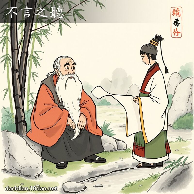 不言之听 配图