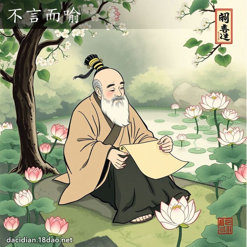 不言而喻 配图