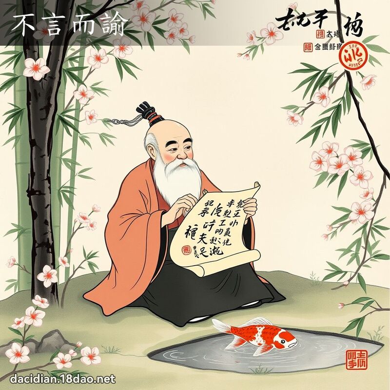 不言而諭 配图