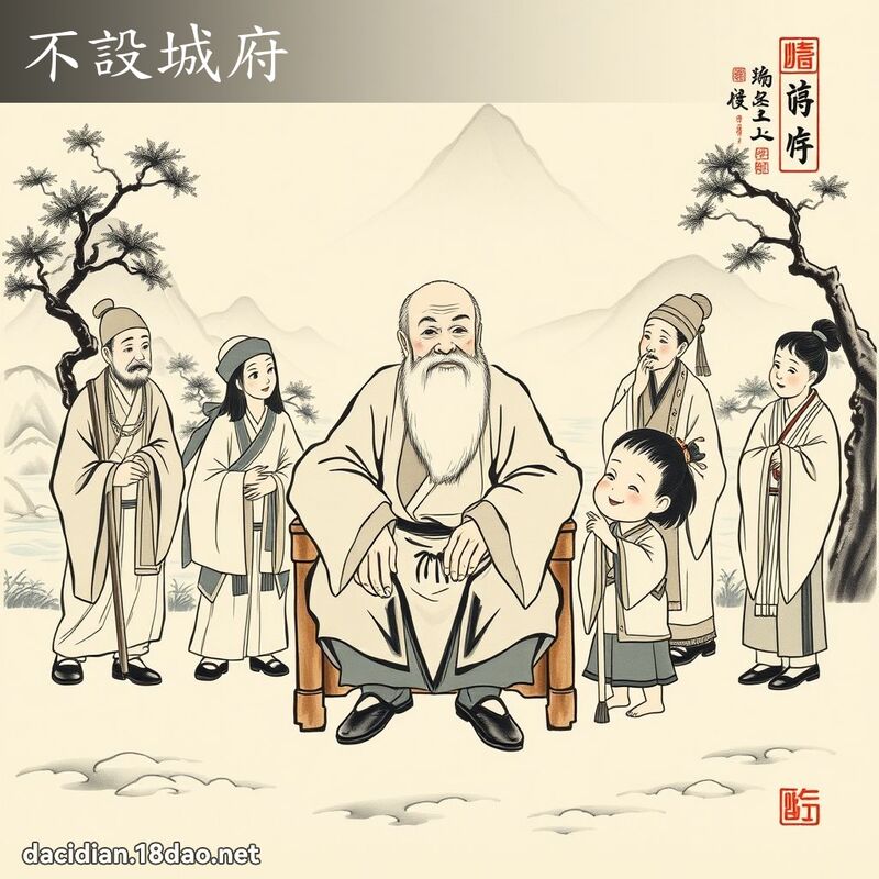 不设城府 配图