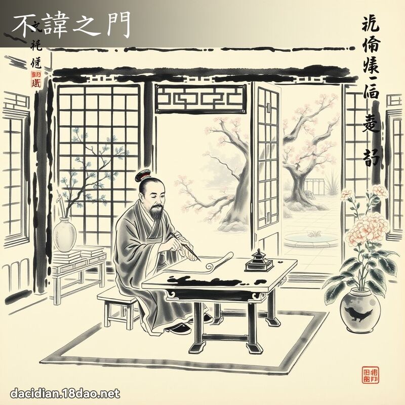 不讳之门 配图
