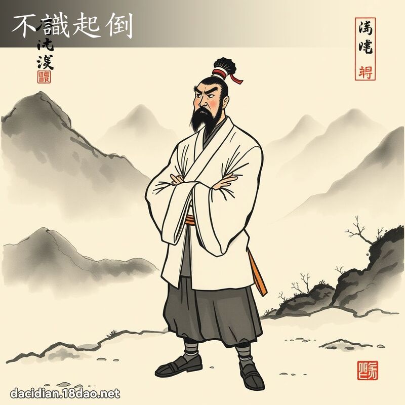 不识起倒 配图