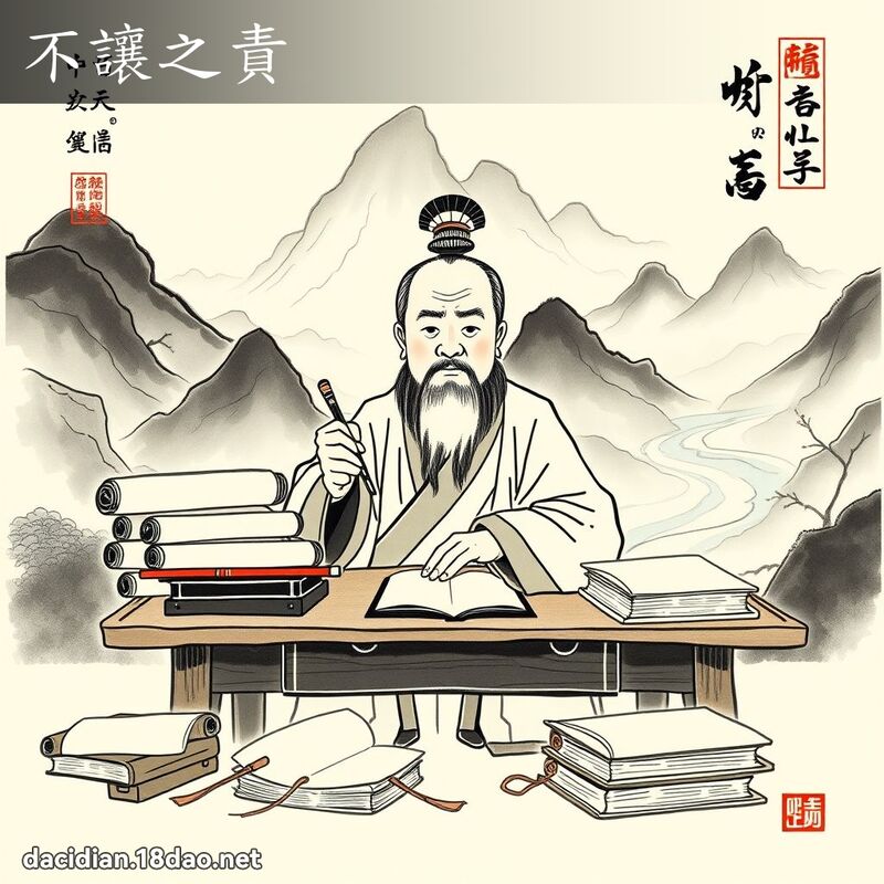 不让之责 配图