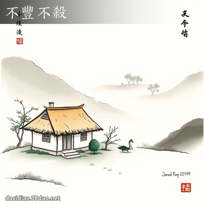 不丰不杀 配图