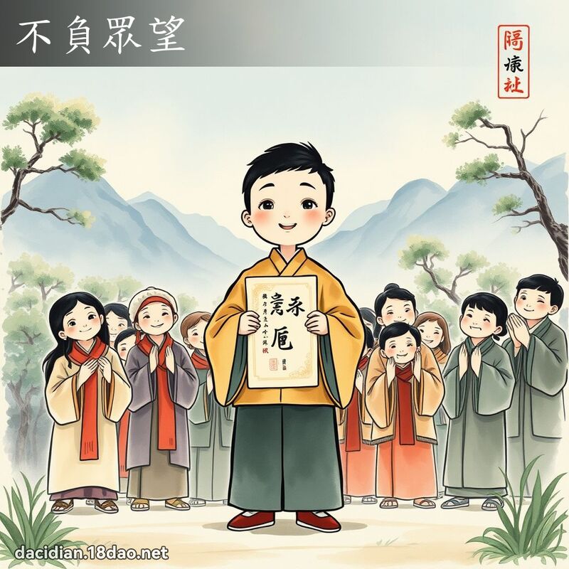 不负眾望 配图