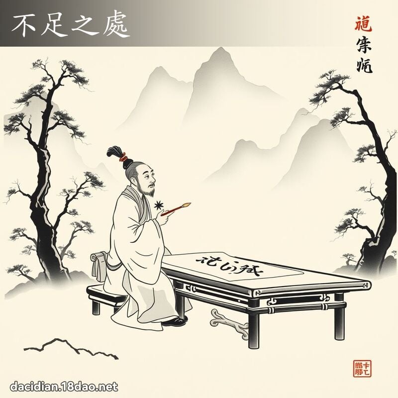 不足之处 配图