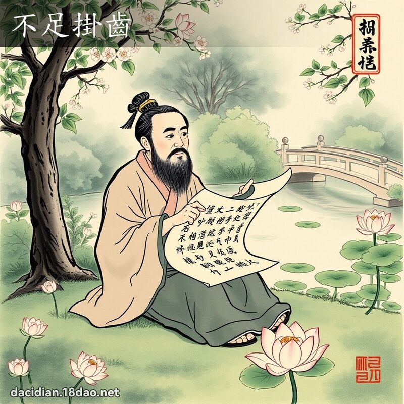 不足掛齿 配图