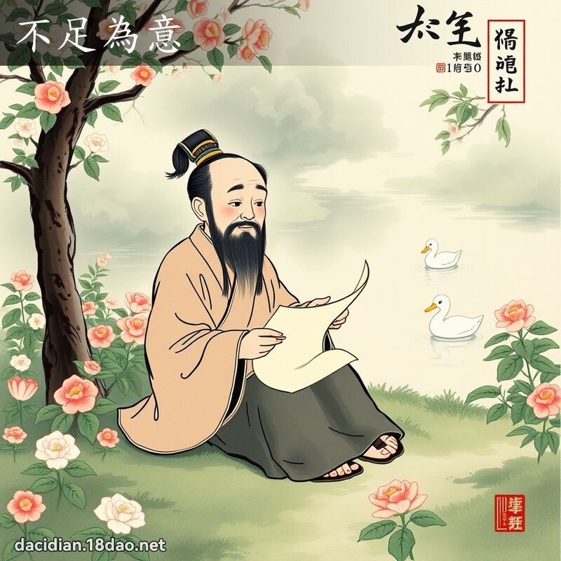 不足为意 配图