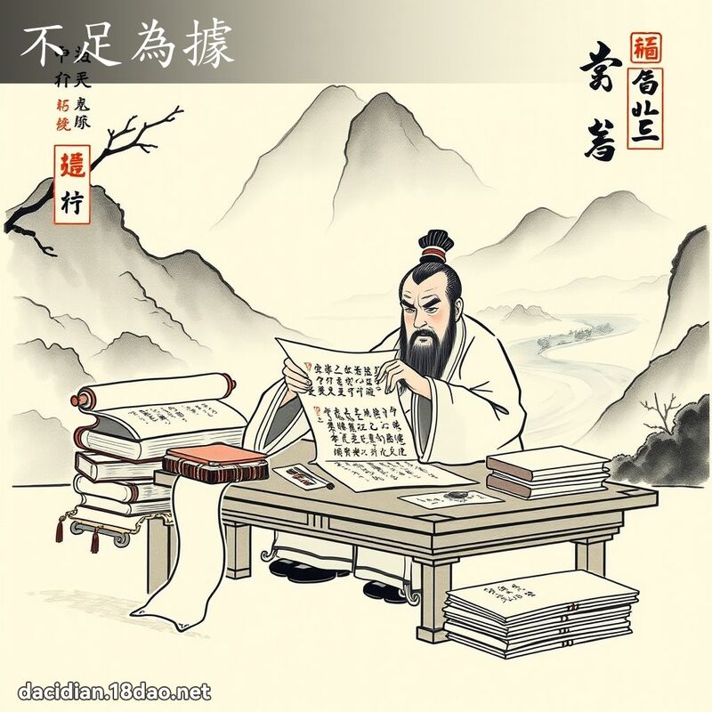 不足为据 配图