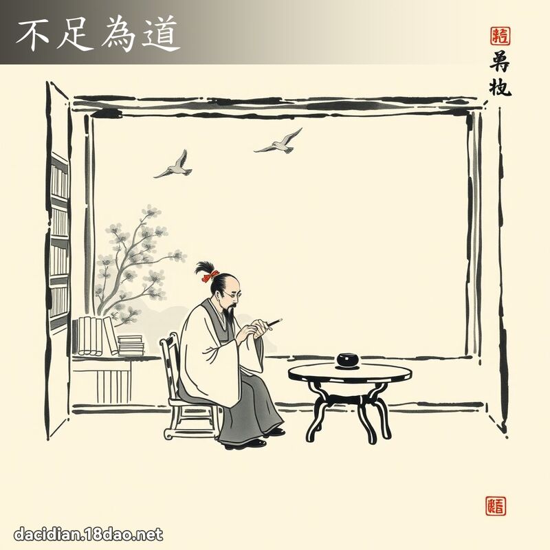 不足为道 配图