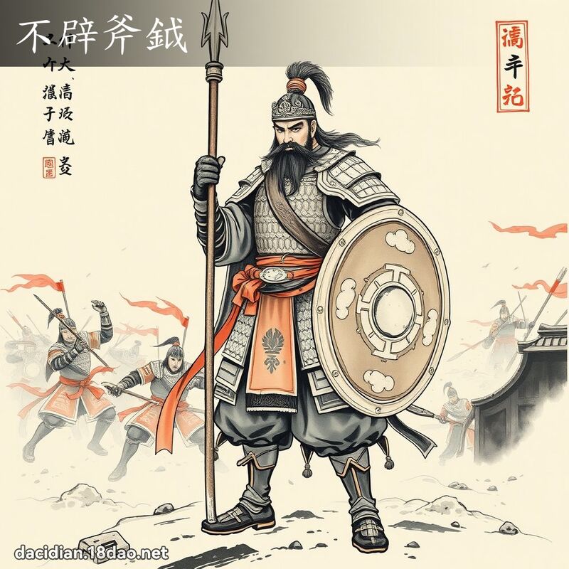 不辟斧鉞 配图